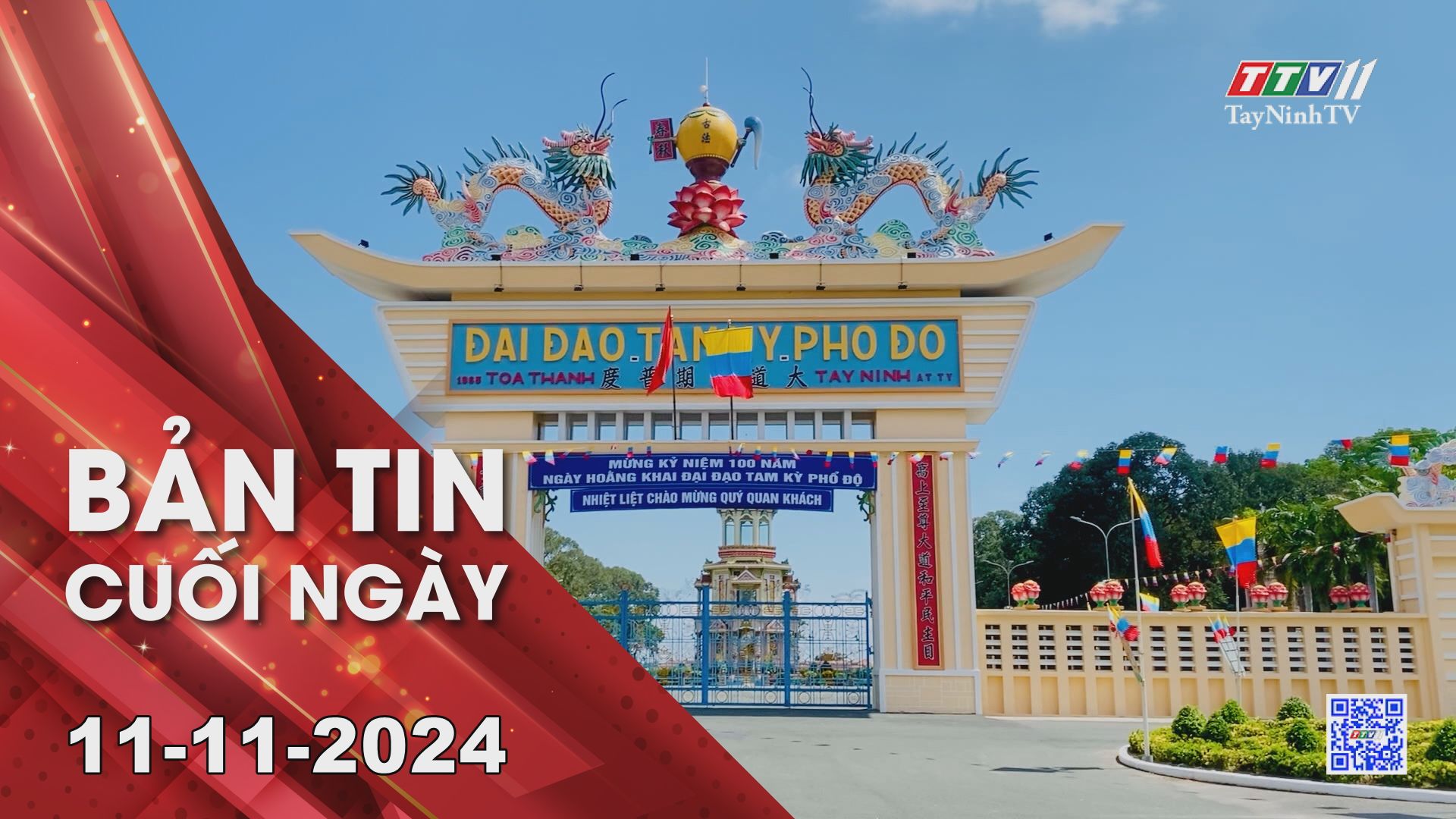 Bản tin cuối ngày 11-11-2024 | Tin tức hôm nay | TayNinhTV